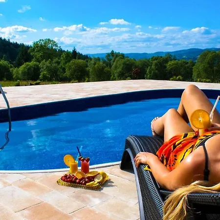 Karkonosze 8 Os Jacuzzi Sauna Basen Podgrzewany Piaskowy Kon Alpesi faház *