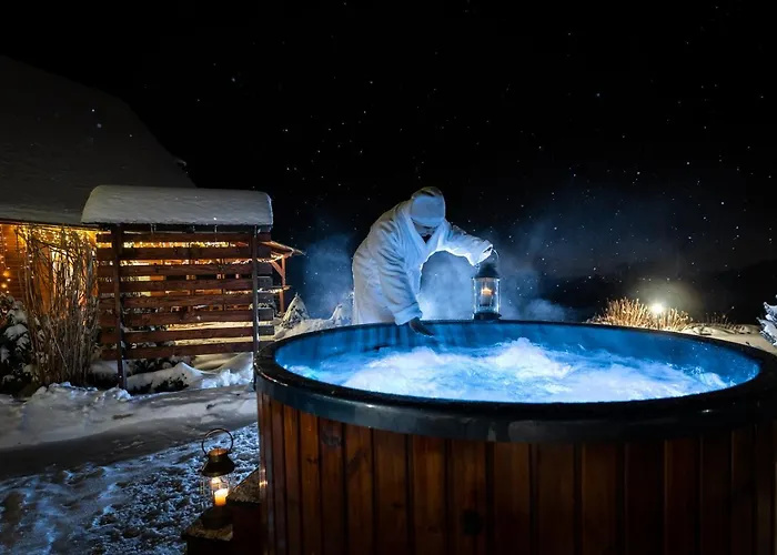 Alpehytte Karkonosze 8 Os Jacuzzi Sauna Basen Podgrzewany Piaskowy Kon *